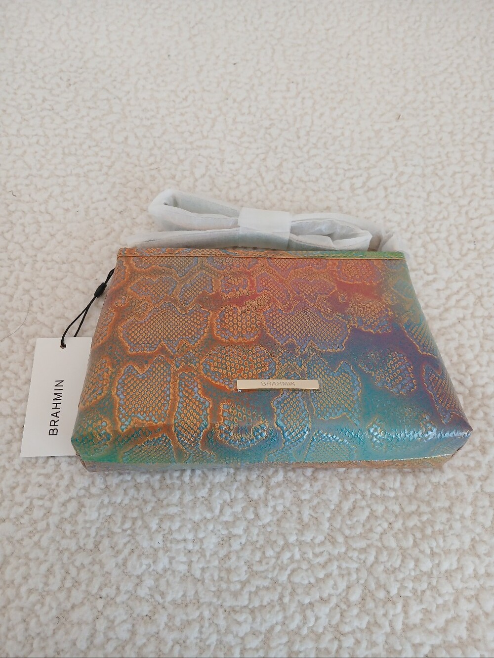 Brahmin Lorelei Delight All  Over Snake NWT